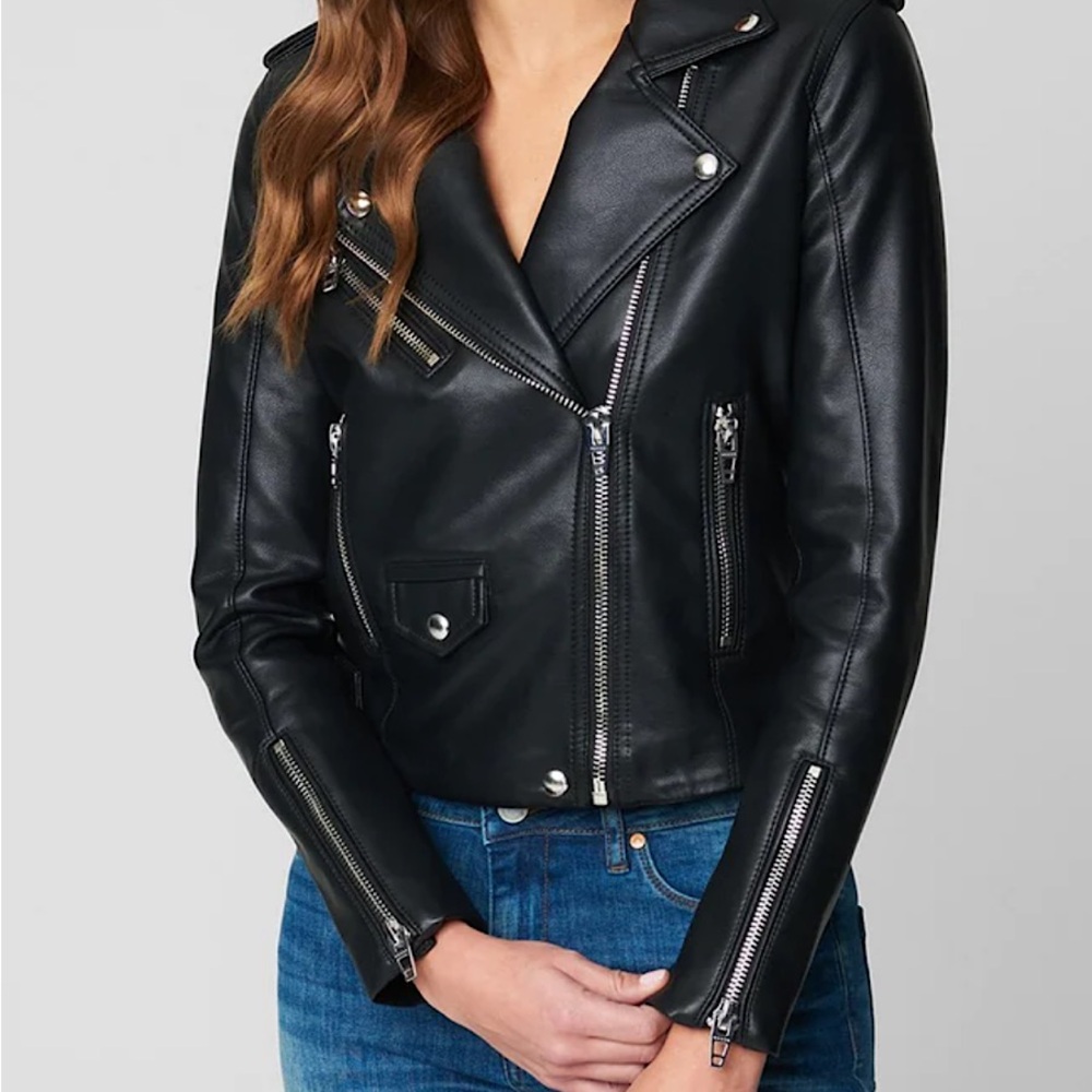 NWT BLANK NYC Women’s Vegan Leather Moto Jacket XL